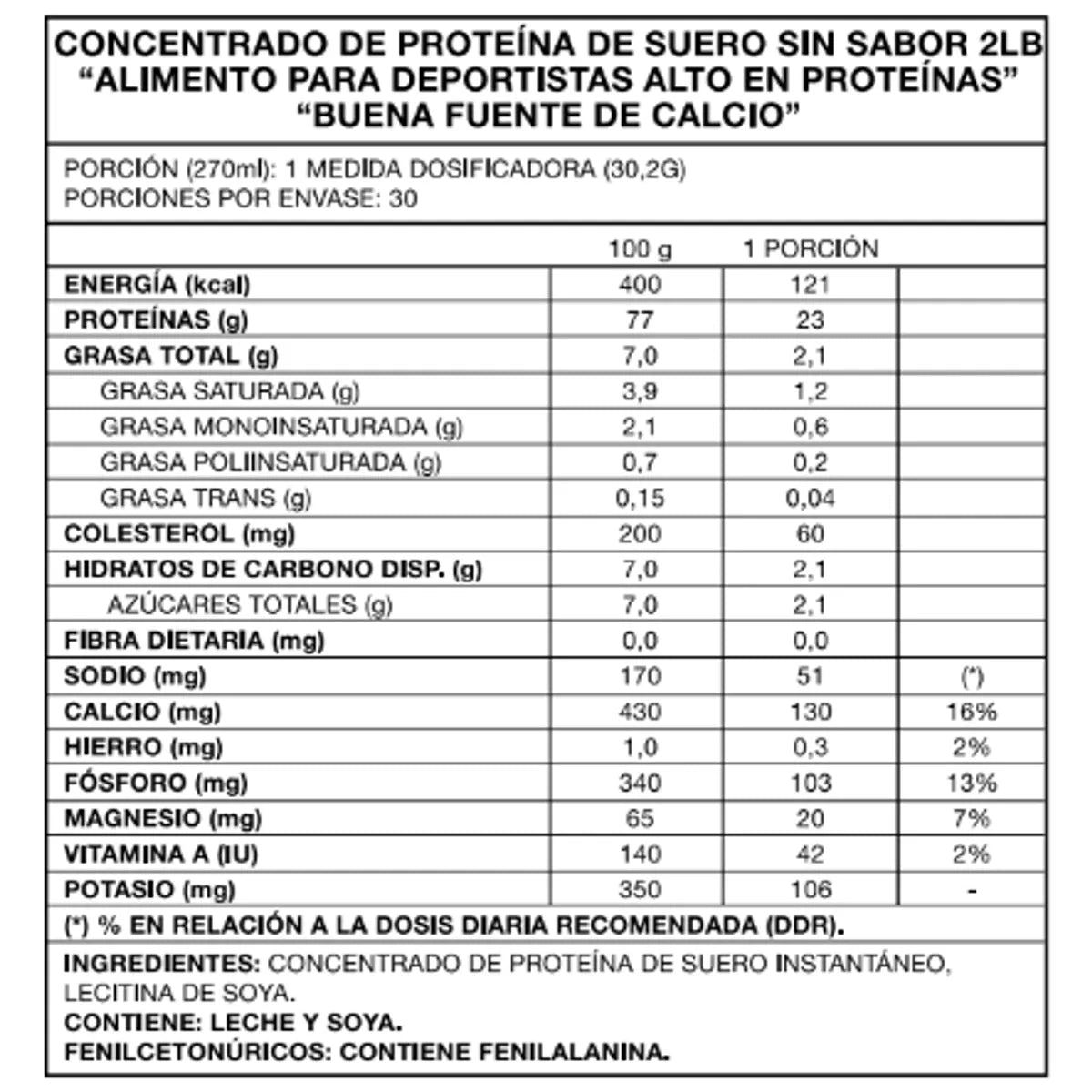 Foodtech 4chef Whey Protein 2lbs