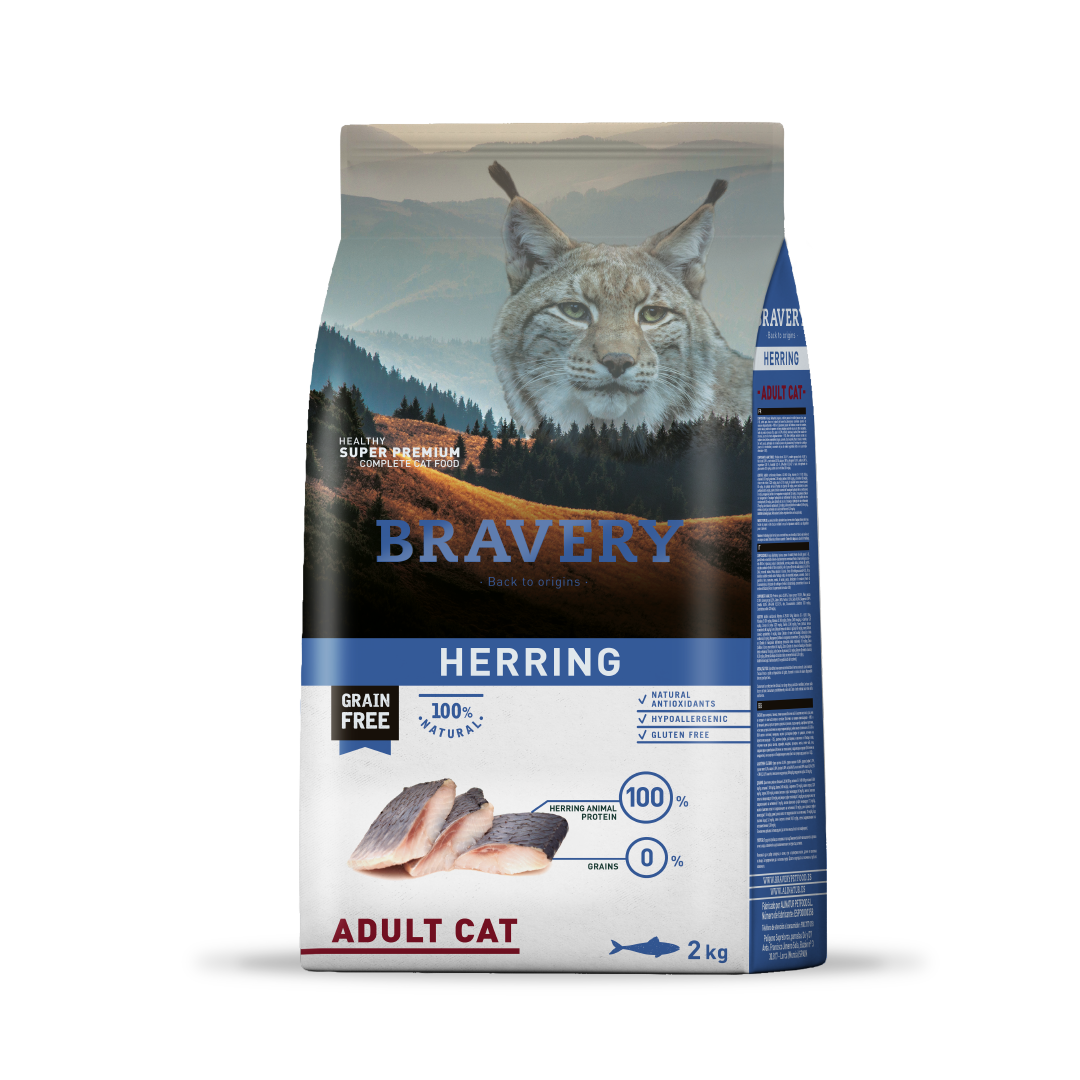 Bravery Arenque Gato Senior 2 kg