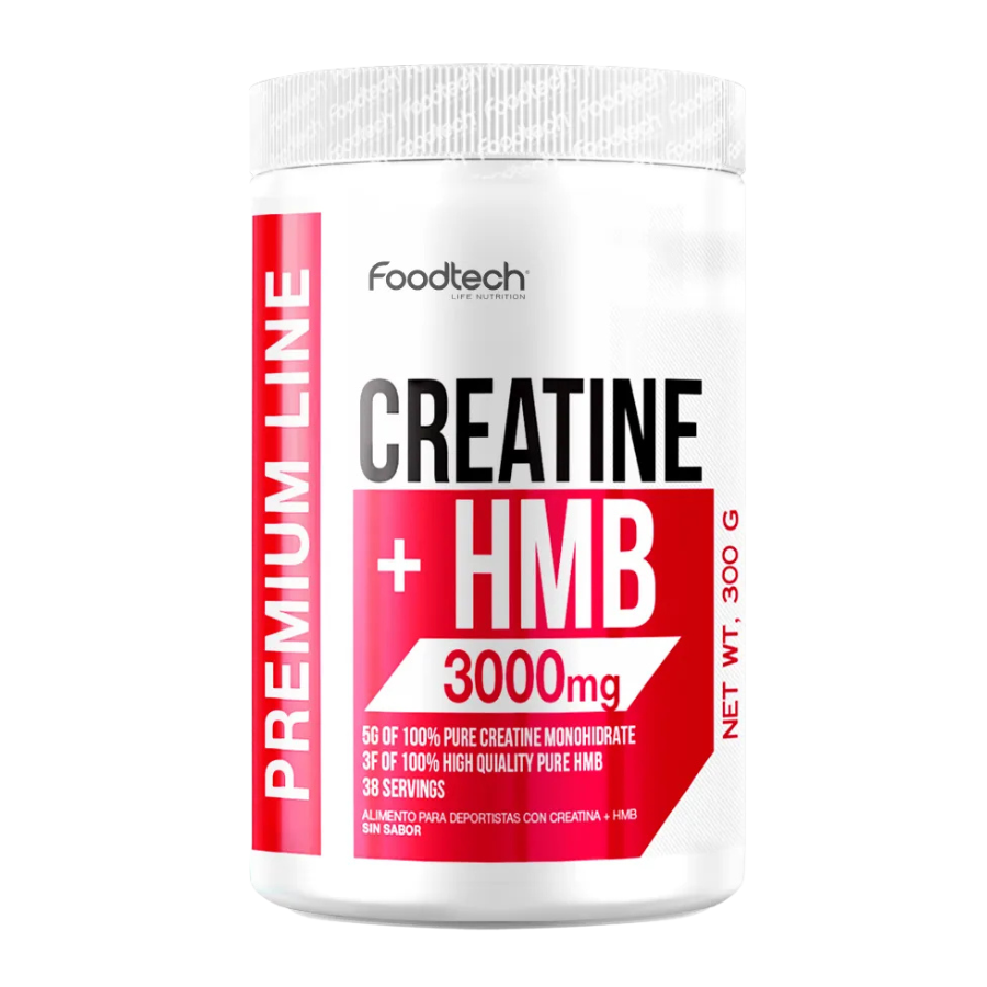 Creatine + HMB Pure Monohydrate 300 MG - Foodtech - Fullerton