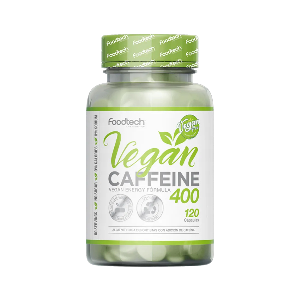 Vegan Caffeine 400 120 caps - Foodtech